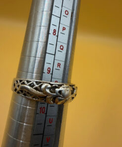 Uk size S1/2 Soviet sterling silver ring