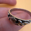 Uk size S1/2 Soviet sterling silver ring