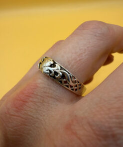 Uk size S1/2 Soviet sterling silver ring