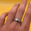 Uk size S1/2 Soviet sterling silver ring