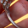 925 sterling silver ring, size V, set with cubic zirconia ~120