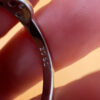 925 sterling silver ring, size V, set with cubic zirconia ~120