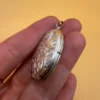 Vintage Extra Large Sterling Silver Locket ~9