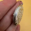 Vintage Extra Large Sterling Silver Locket ~9
