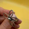 Vintage sterling silver 925 ring, floral petals design, size O.