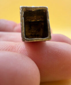 Sterling Silver Cash Register Charm Pendant Vintage c1970