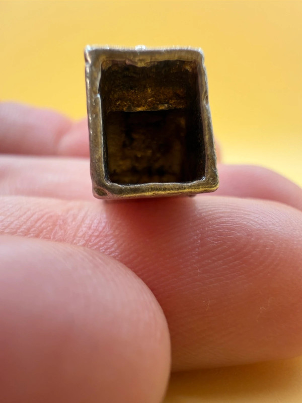 Sterling Silver Cash Register Charm Pendant Vintage c1970~5