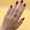 Vintage sterling silver massive ring Uk size M