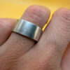 Vintage sterling silver massive ring Uk size M