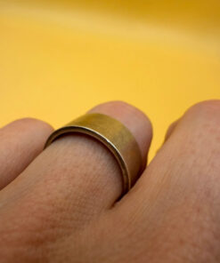 Vintage sterling silver massive ring Uk size M