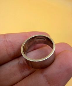 Vintage sterling silver massive ring Uk size M