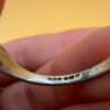 Vintage Silver Gold-Plated Ring with Natural Rock Crystal – Size N~15