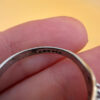 Vintage Silver Gold-Plated Ring with Natural Rock Crystal – Size N~15