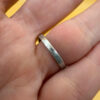Vintage Silver Gold-Plated Ring with Natural Rock Crystal – Size N~15