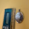 Large Vintage Silver Locket Pendant, 4.5 cm~15