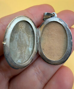 Vintage Sterling Silver 925 Locket Pendant – 3 cm~44