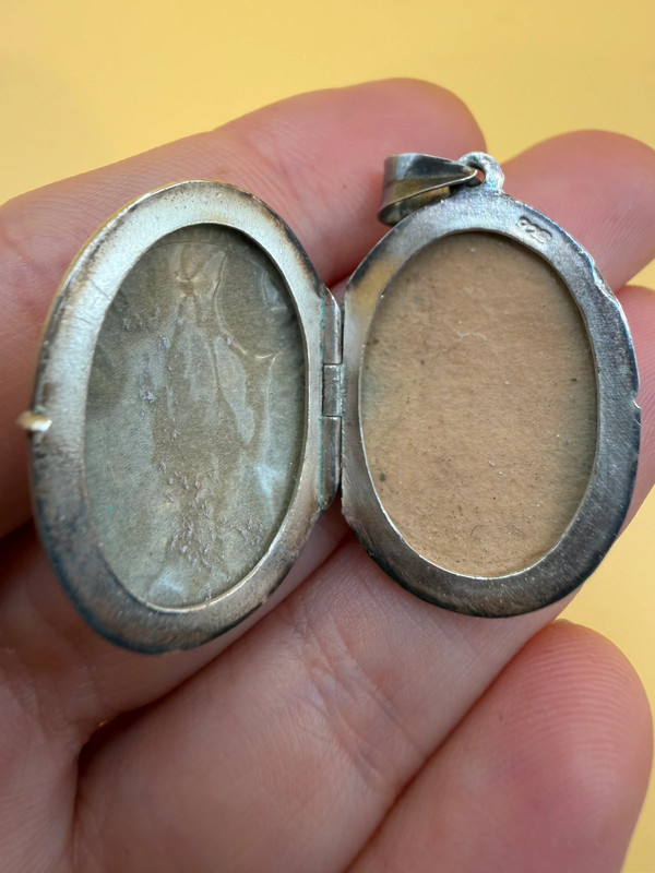 Vintage Sterling Silver 925 Locket Pendant – 3 cm~44