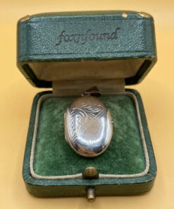 Vintage Sterling Silver 925 Locket Pendant – 3 cm~44