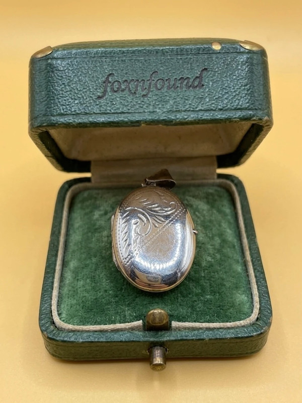 Vintage Sterling Silver 925 Locket Pendant – 3 cm~44