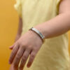 Wonderful vintage sterling silver children’s bracelet.