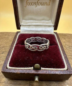 Vintage 925 Sterling Silver Celtic Ring – Size W~120