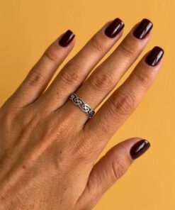 Vintage 925 Sterling Silver Celtic Ring – Size W~120