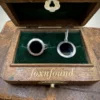 925 Sterling Silver and Onyx Set: Ring Size L and Pendant #11