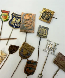 Baltic Soviet Union vintage pins