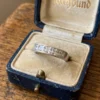Sterling silver ring with CZ Uk size O~ 11