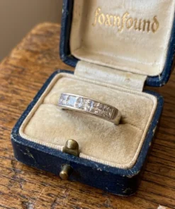 Sterling silver ring with CZ Uk size O~ 11