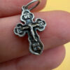 Vintage sterling silver cross ~140