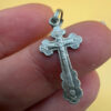 Vintage Sterling silver cross~140