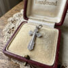 Vintage Sterling silver cross~140
