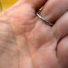 Sterling silver (925) ring with tiger’s eye, UK size Q.~4