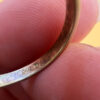 Early 20th century vintage ring in 800 silver with natural garnets, size N~12
