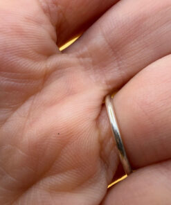 Incredible Vintage Ring – Size I – Featuring Natural Moonstone and Garnet