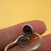 Incredible Vintage Ring – Size I – Featuring Natural Moonstone and Garnet~20