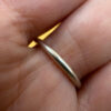 Vintage ring with a natural moonstone, sterling silver 925. Size M~20