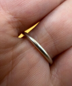 Vintage ring with a natural moonstone, sterling silver 925. Size M