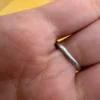 Vintage Sterling Silver Two Peridots( Worn On Top)  Ring -UK Size N~38