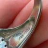 Bold statement ring with multiple citrines, 925 sterling silver, size N~47