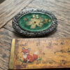 Vintage Berre Bed Mark Silver Tone Dry Flower Brooch