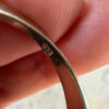 925 Sterling Silver Three Egg Yolk Amber Ring -UK Size R, US 9¼ (9.25)