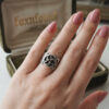 Vintage 925 Sterling Silver Celtic Pattern Ring -Ring Size UK M (US 6.25)