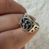 Vintage 925 Sterling Silver Celtic Pattern Ring -Ring Size UK M (US 6.25)