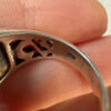 Vintage 925 Sterling Silver Celtic Pattern Ring -Ring Size UK M (US 6.25)