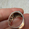 Vintage 925 Sterling Silver Celtic Pattern Ring -Ring Size UK M (US 6.25)