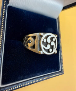 Vintage 925 Sterling Silver Celtic Pattern Ring -Ring Size UK M (US 6.25)