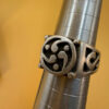 Vintage 925 Sterling Silver Celtic Pattern Ring -Ring Size UK M (US 6.25)