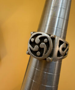 Vintage 925 Sterling Silver Celtic Pattern Ring -Ring Size UK M (US 6.25)
